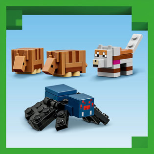 LEGO® Minecraft® 21269 Výprava do bane a pásavec