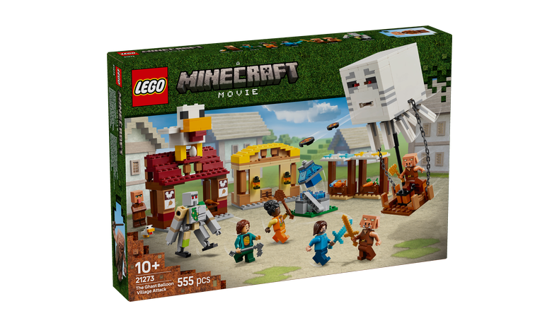 LEGO® Minecraft® 21273 Woodpecker Balloon and Attack on the Village