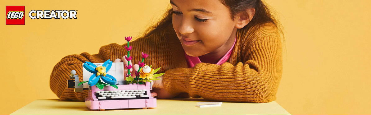 LEGO® Creator 3 in 1 31169 Schreibmaschine mit Blumen