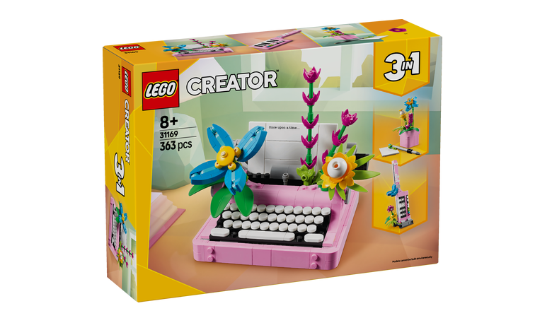LEGO® Creator 3 in 1 31169 Schreibmaschine mit Blumen