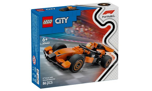 LEGO stavebnice LEGO® City 60442 Jezdec F1® se závodním vozem McLaren