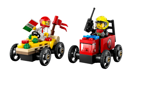 LEGO® City 60458 Race Pack: Pizza Delivery vs. Fire Truck