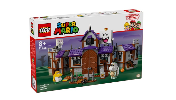 LEGO® Super Mario™ 71436 King Boo a strašidelné sídlo