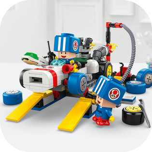 LEGO® Super Mario™ 72035 Mario Kart™ – Toad a jeho garáž