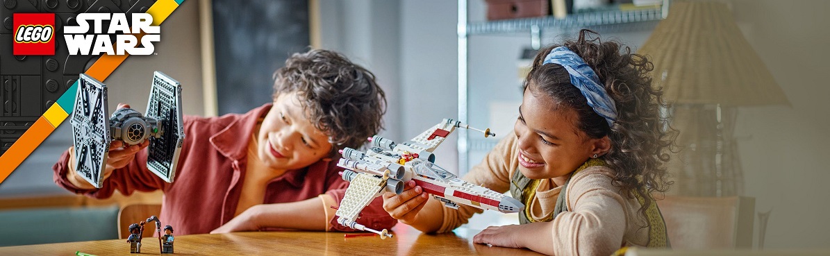 LEGO Bausatz LEGO® Star Wars™ 75393 TIE Fighter und X-Wing – Kombinationsbausatz