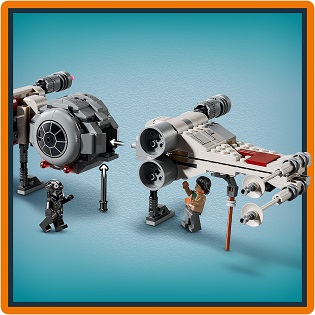 LEGO Bausatz LEGO® Star Wars™ 75393 TIE Fighter und X-Wing – Kombinationsbausatz