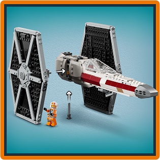 LEGO Bausatz LEGO® Star Wars™ 75393 TIE Fighter und X-Wing – Kombinationsbausatz