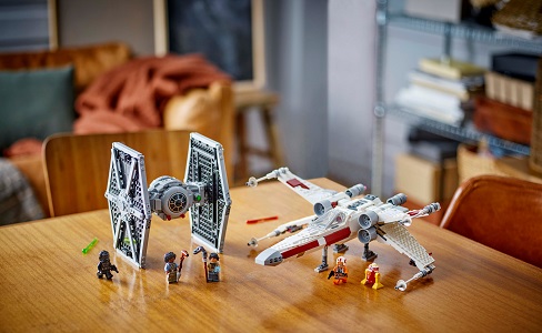 LEGO Bausatz LEGO® Star Wars™ 75393 TIE Fighter und X-Wing – Kombinationsbausatz