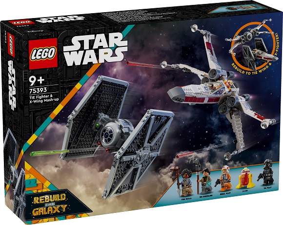 LEGO Bausatz LEGO® Star Wars™ 75393 TIE Fighter und X-Wing – Kombinationsbausatz