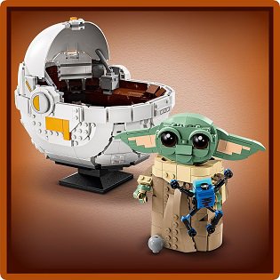LEGO® Star Wars™ 75403 Grogu™ in seiner Repulsorwiege