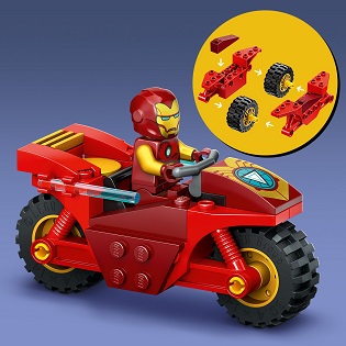 LEGO LEGO® Marvel 76287 Iron Man with motorcycle and Hulk