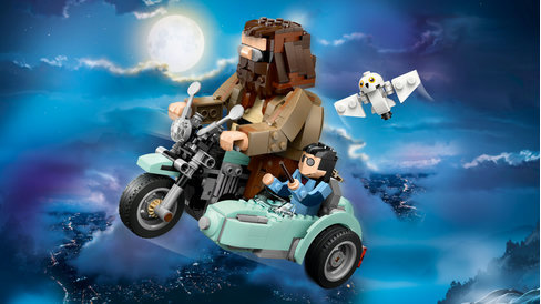 LEGO® Harry Potter™ 76443 Hagrid™ a Harry na motorce