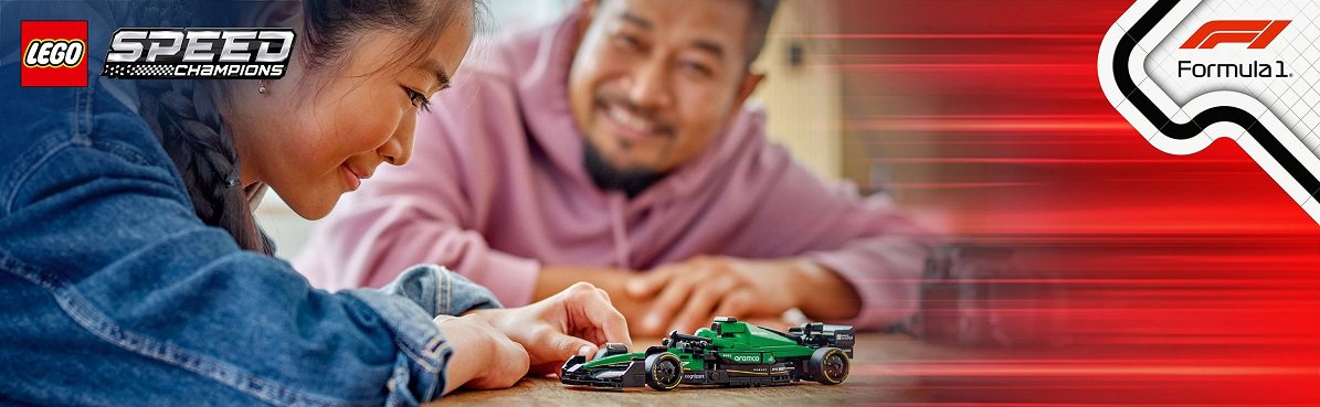 LEGO® Speed Champions 77245 Aston Martin Aramco F1® AMR24 Rennauto
