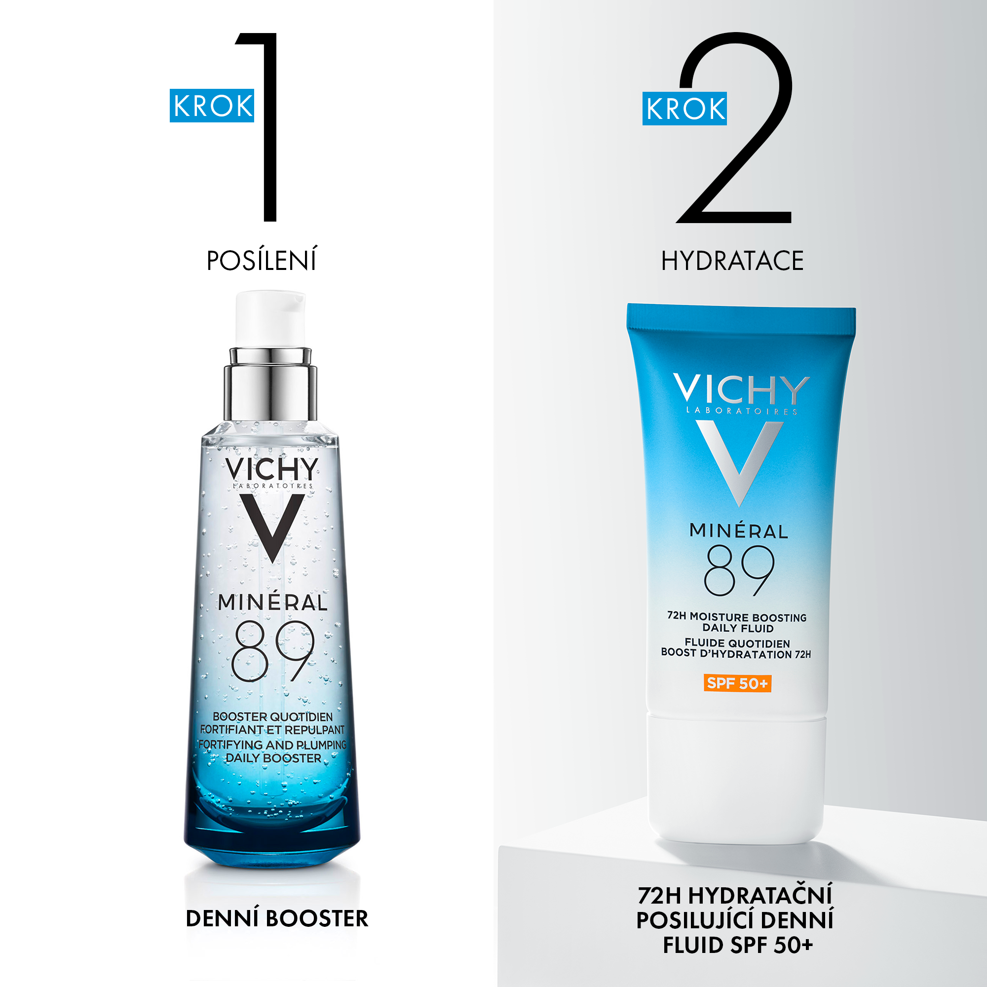 Pleťové sérum VICHY Minéral 89 Hyaluron Booster 50 ml