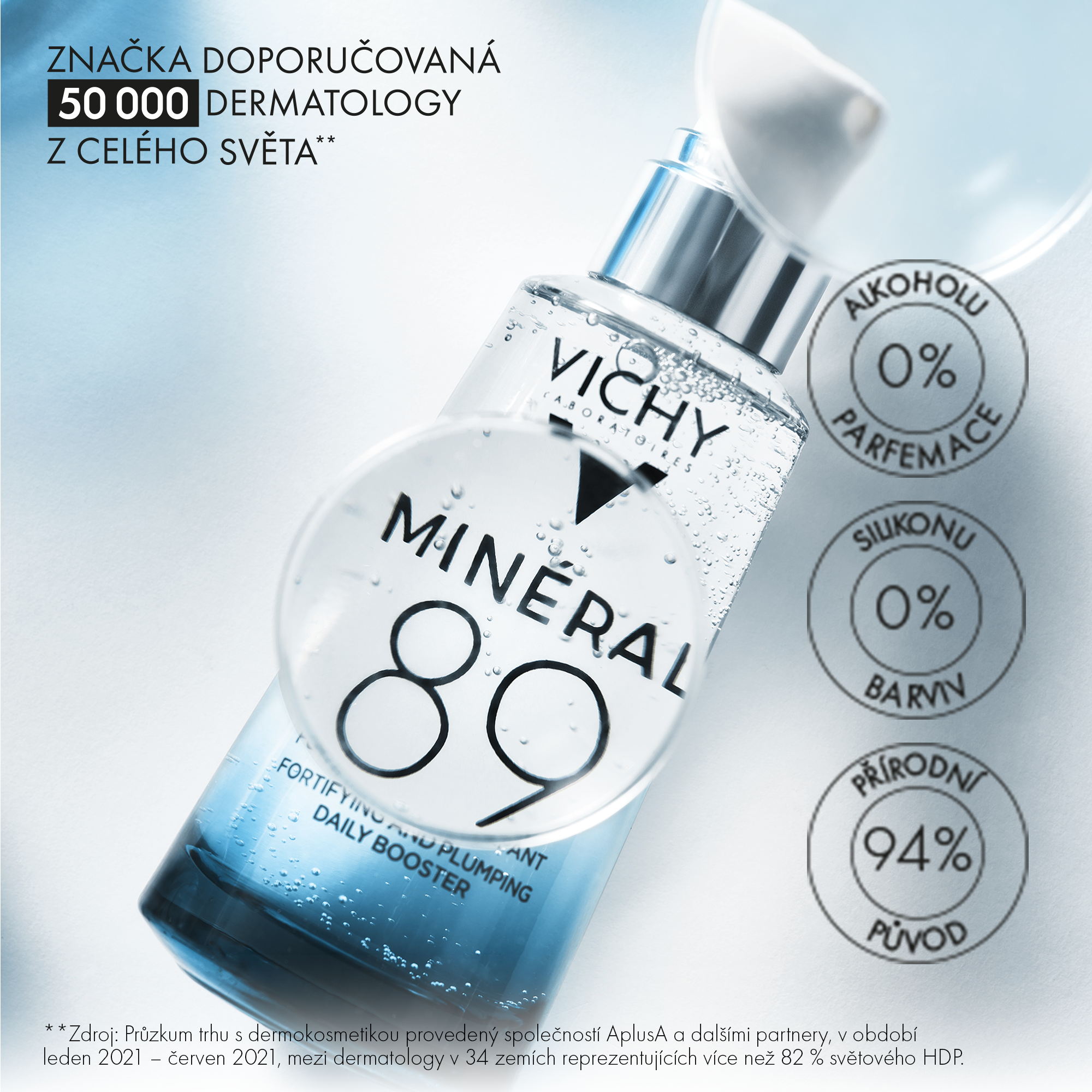 Pleťové sérum VICHY Minéral 89 Hyaluron Booster 50 ml