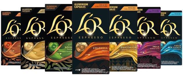 L' OR Premium MixPack Nespresso®* Original 70 ks