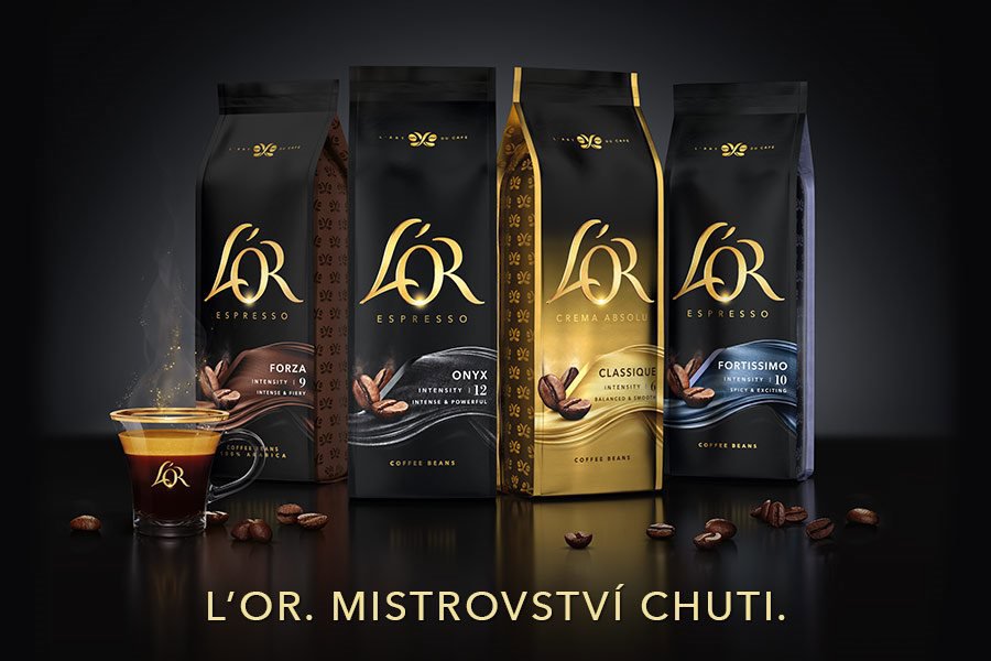 Zrnková káva L'OR