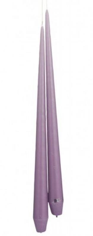 Set of candles Lene Bjerre Lacquered Lavender 2 pcs