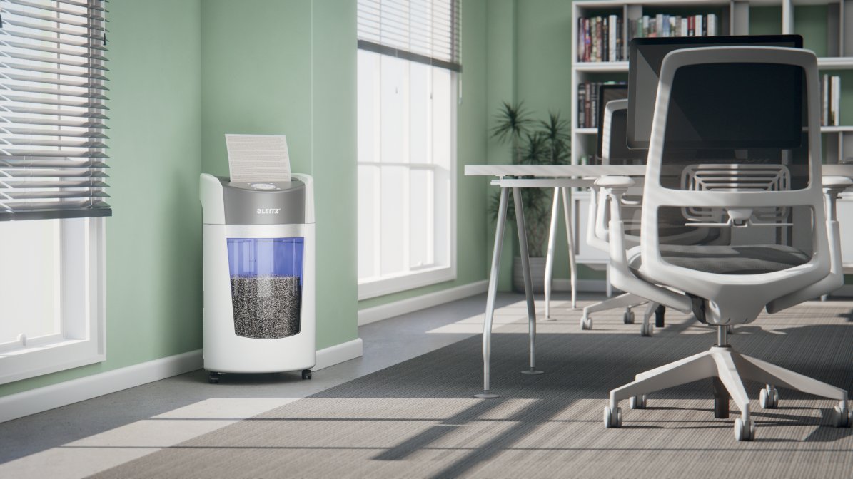 Aktenvernichter LEITZ IQ OptiMax Office P5