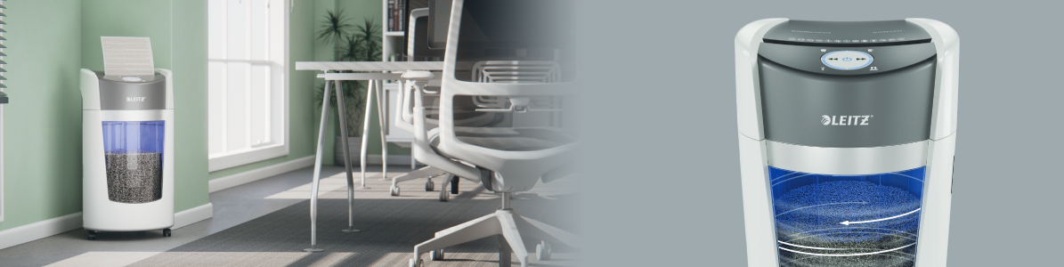 Aktenvernichter LEITZ IQ OptiMax Office P5