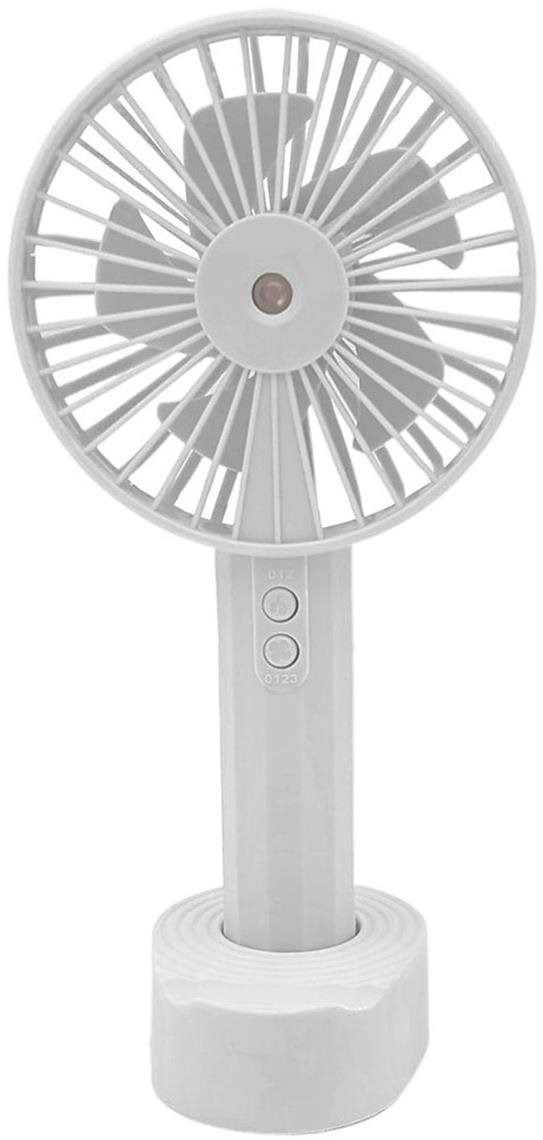 Excellent USB fan Electric cooling fan with water mist - white