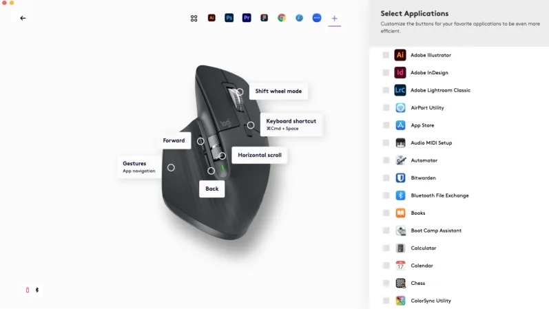 Set klávesnice a myši Logitech MX Keys S Combo for Mac