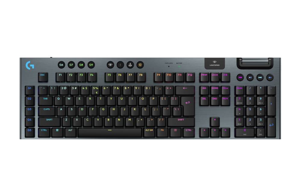 Herní klávesnice Logitech G915 X LIGHTSPEED, černá