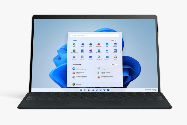 Klávesnice Microsoft Surface Pro X/Pro 8/Pro 9 Signature Keyboard Black CZ/SK