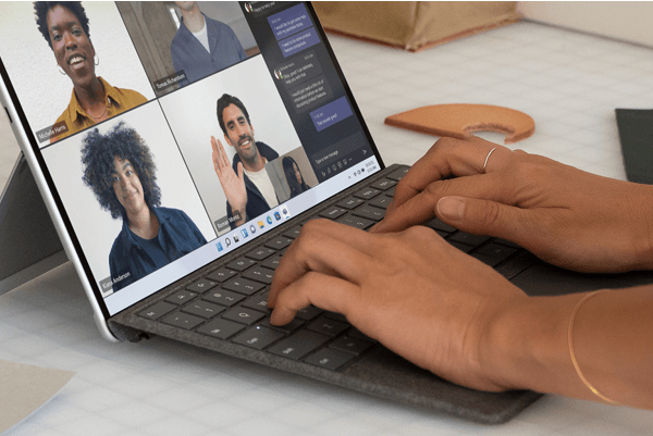 Klávesnice Microsoft Surface Pro X/Pro 8/Pro 9 Signature Keyboard Black CZ/SK