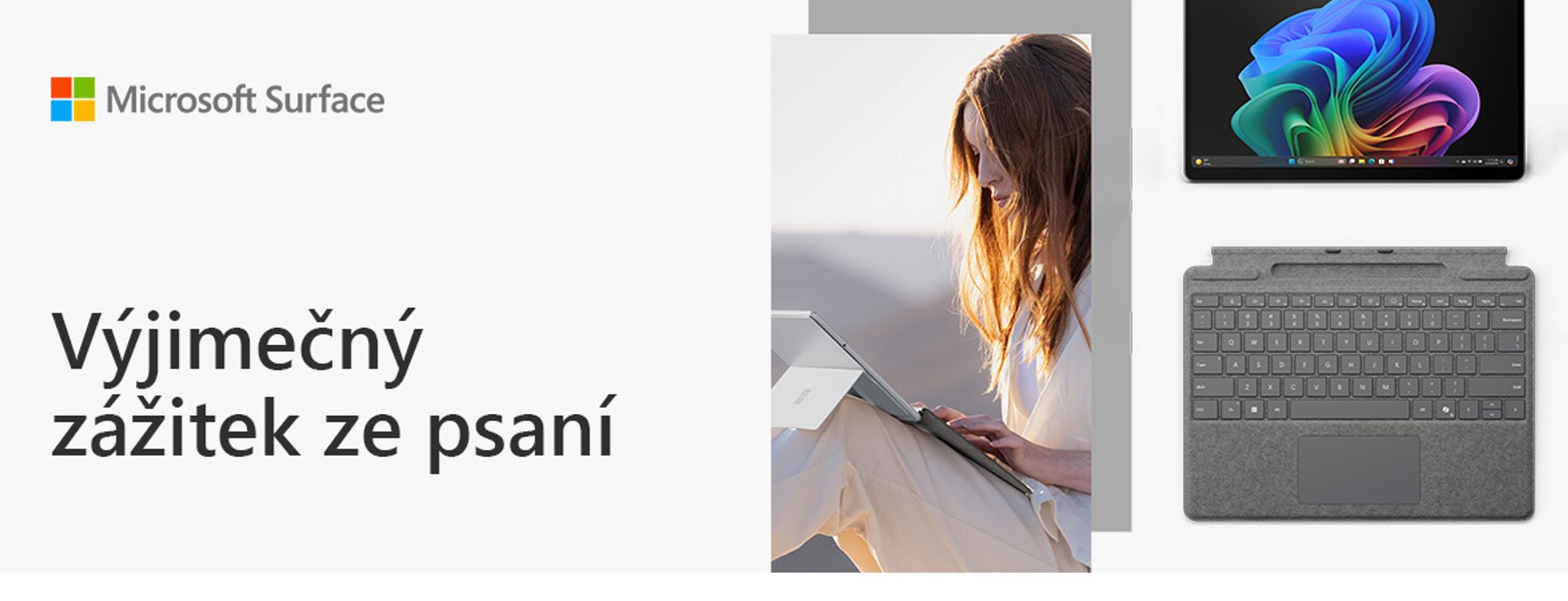 Klávesnice Microsoft Surface Pro se slotem pro pero Platinum