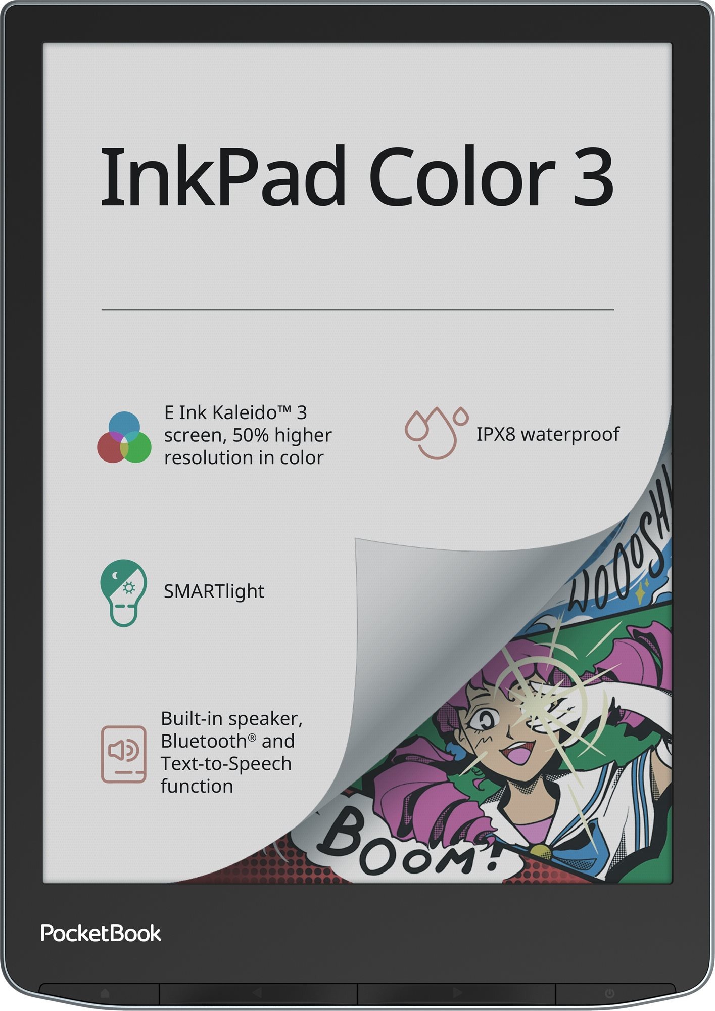 Elektronická čtečka knih PocketBook 743K3 InkPad Color 3