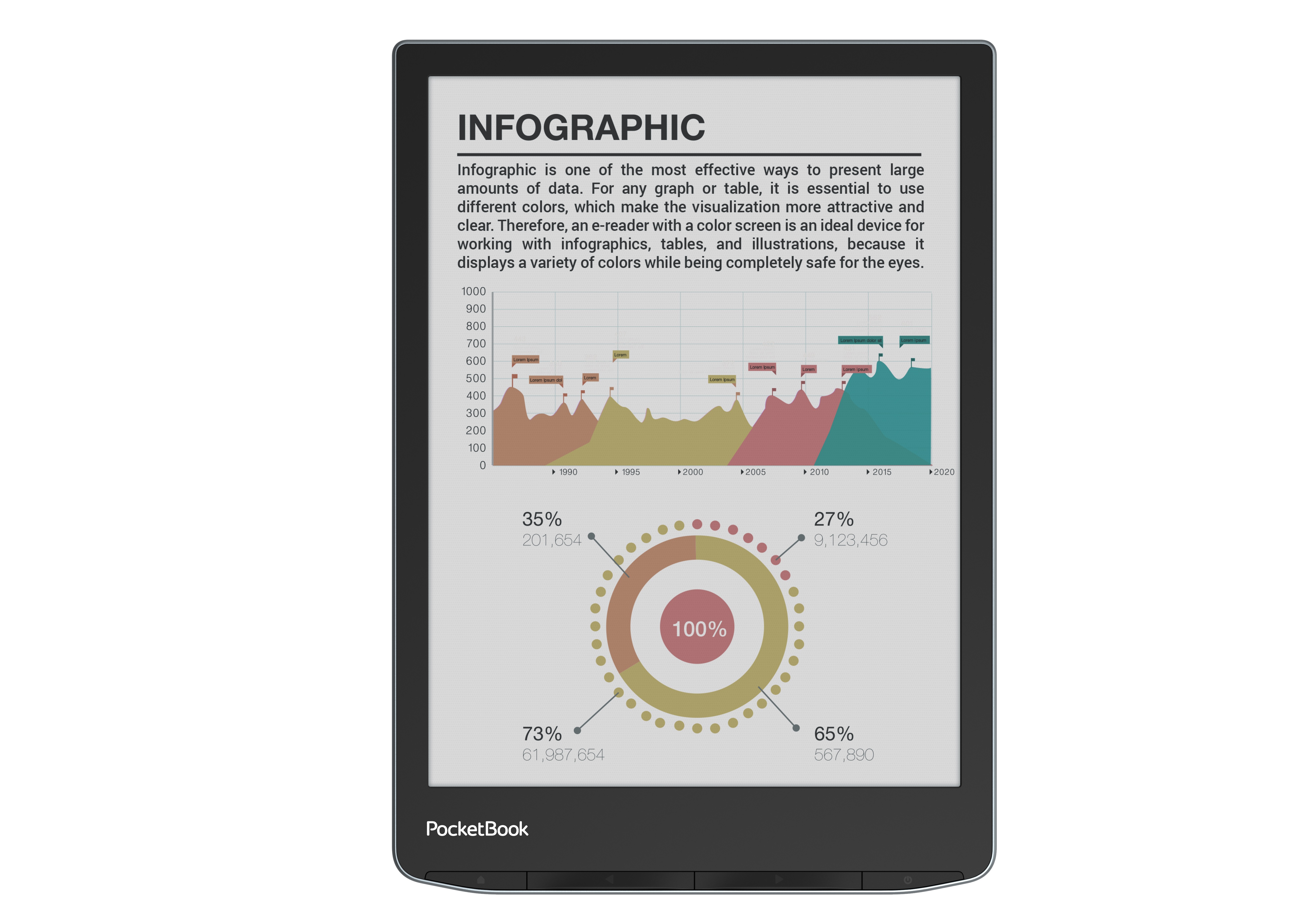 Elektronická čtečka knih PocketBook 743K3 InkPad Color 3