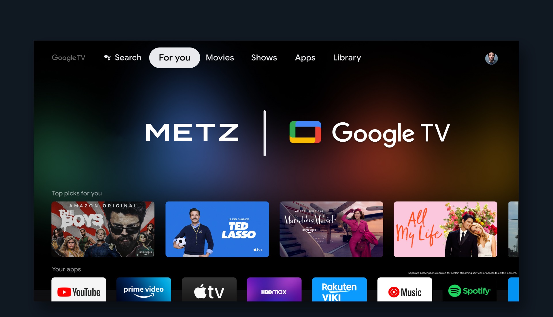 Google TV Metz MQD7500Z