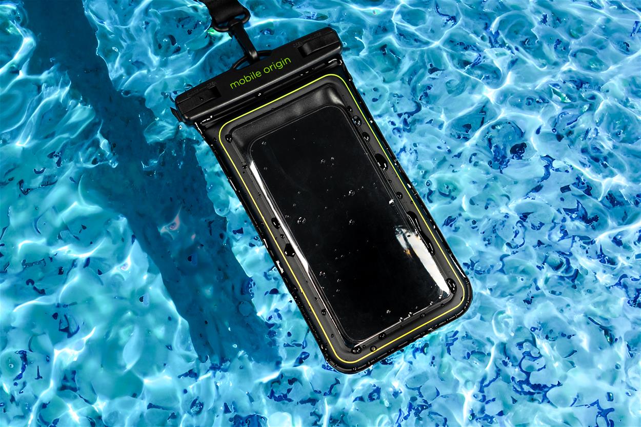Mobile Origin Waterproof Floating Case 6.5" Schwarz/Grün