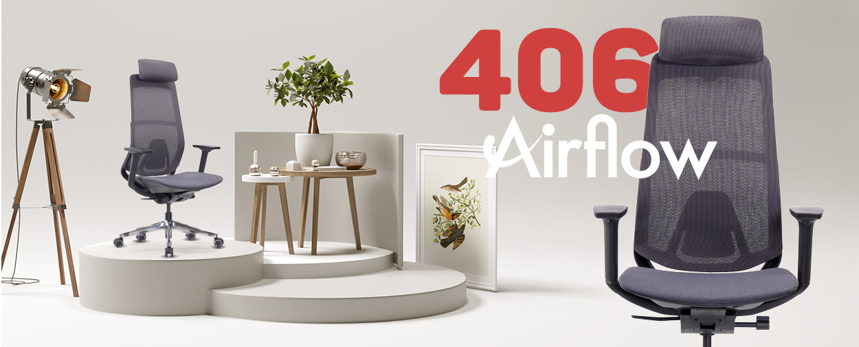 Kancelárska stolička MOSH Airflow 406