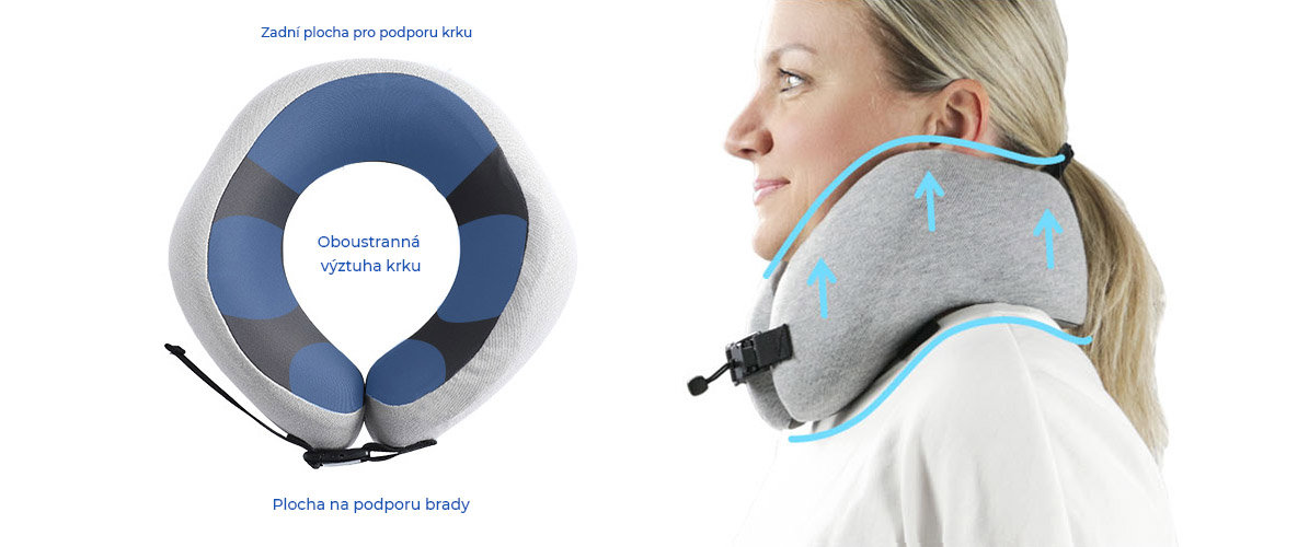 Cestovní polštářek MOSH ERGO2 N2T