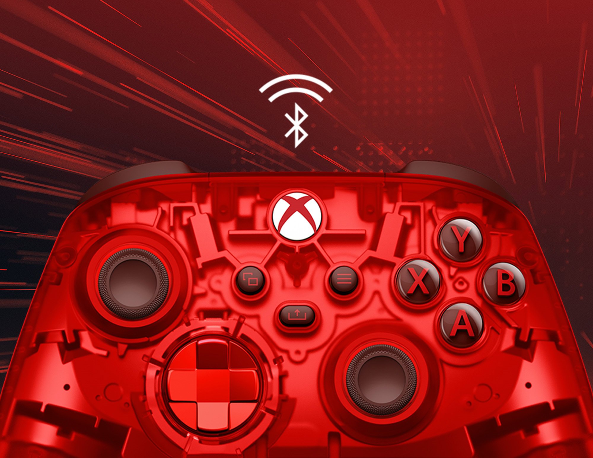 Gamepad Xbox Wireless Controller Translucent Series Pulse Cipher Special Edition