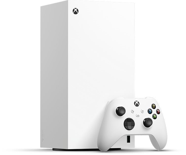 Xbox Series X-Spielekonsole – 1 TB Robot White (Digital Edition)