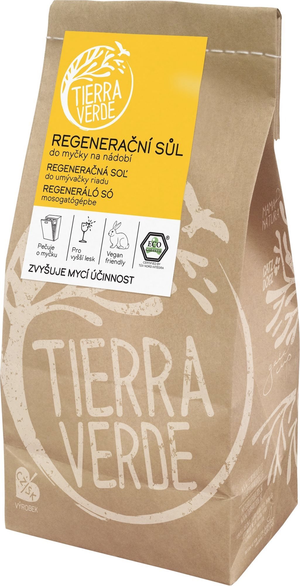 TIERRA VERDE Sůl do myčky (papírový sáček 2 kg)