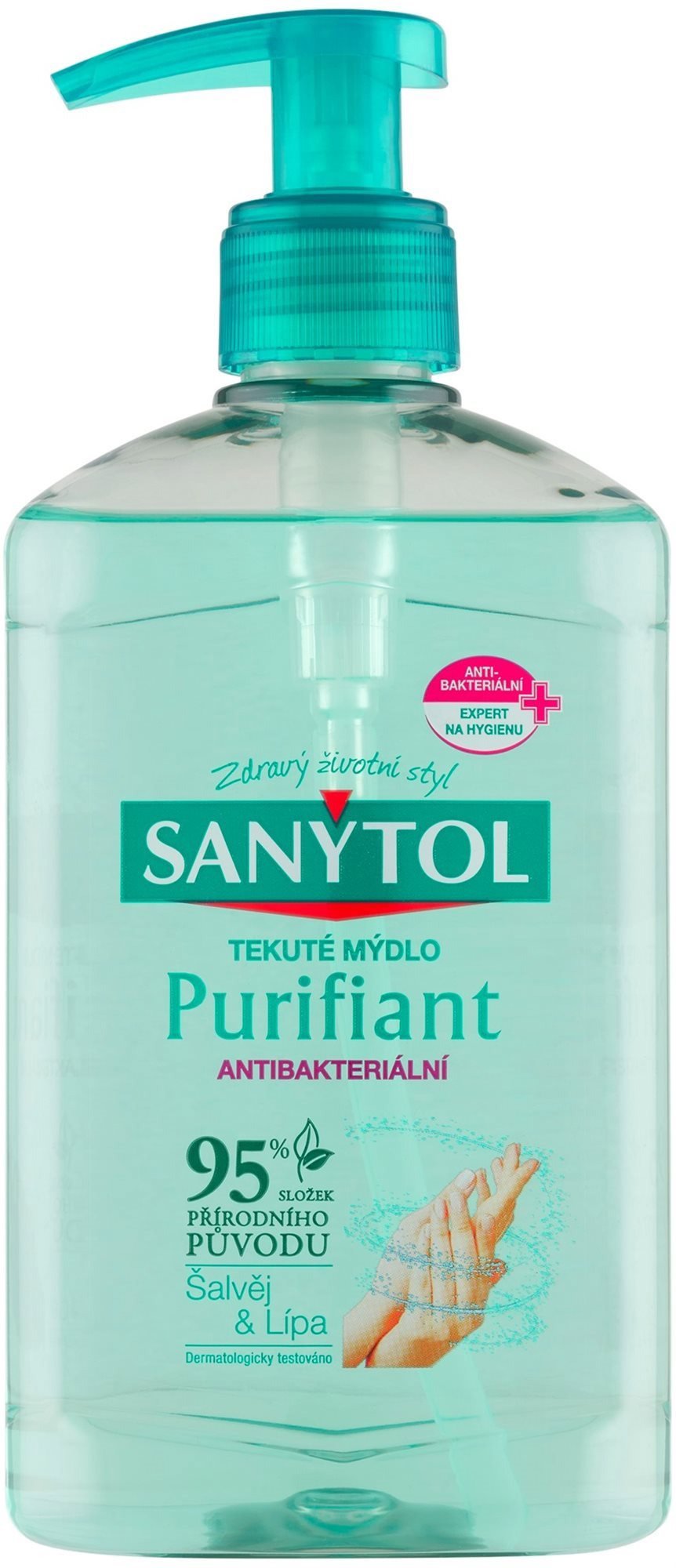 Tekuté mýdlo SANYTOL Dezinfekční Mýdlo Purifiant 250 ml