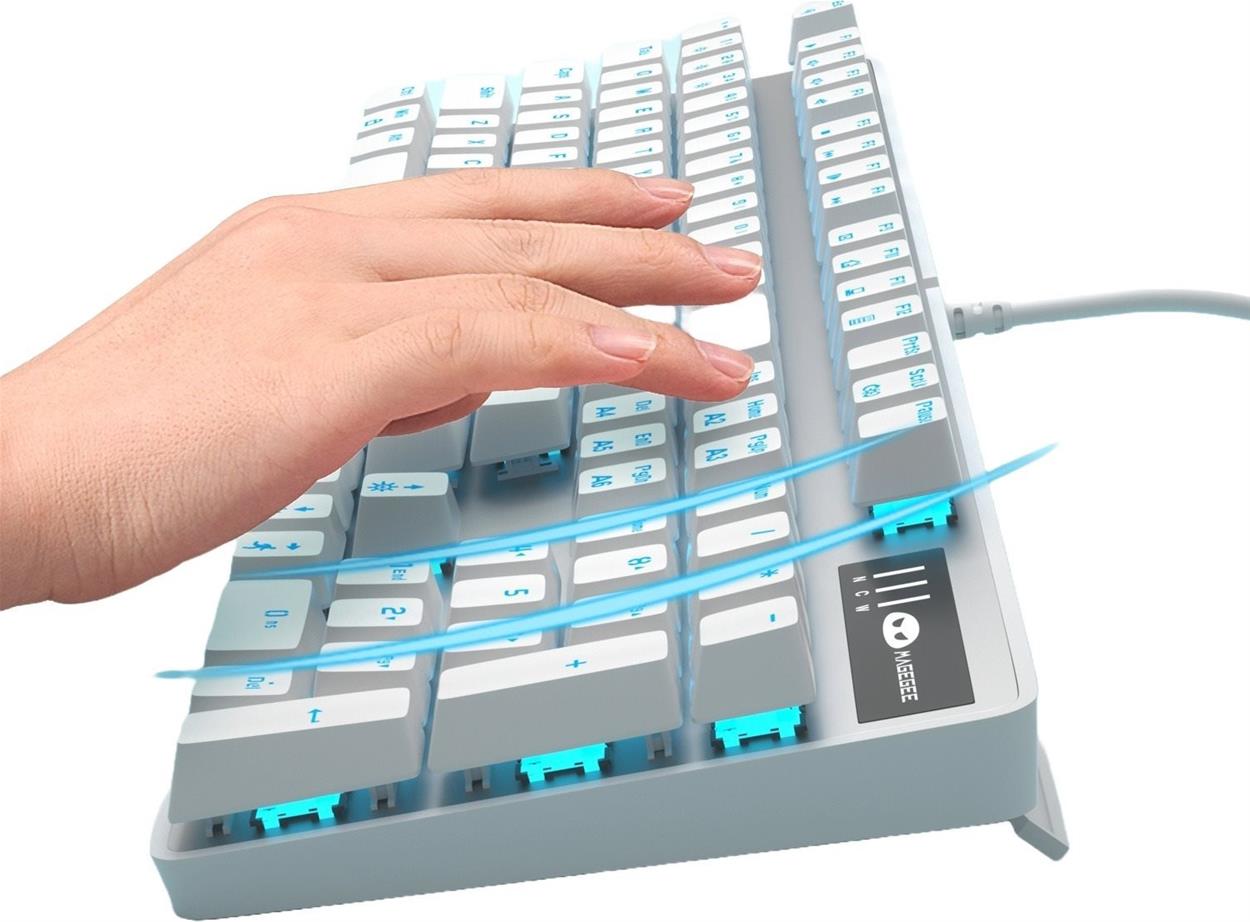 Gaming-Tastatur MageGee MK-STORM-W Mechanische Tastatur – USA