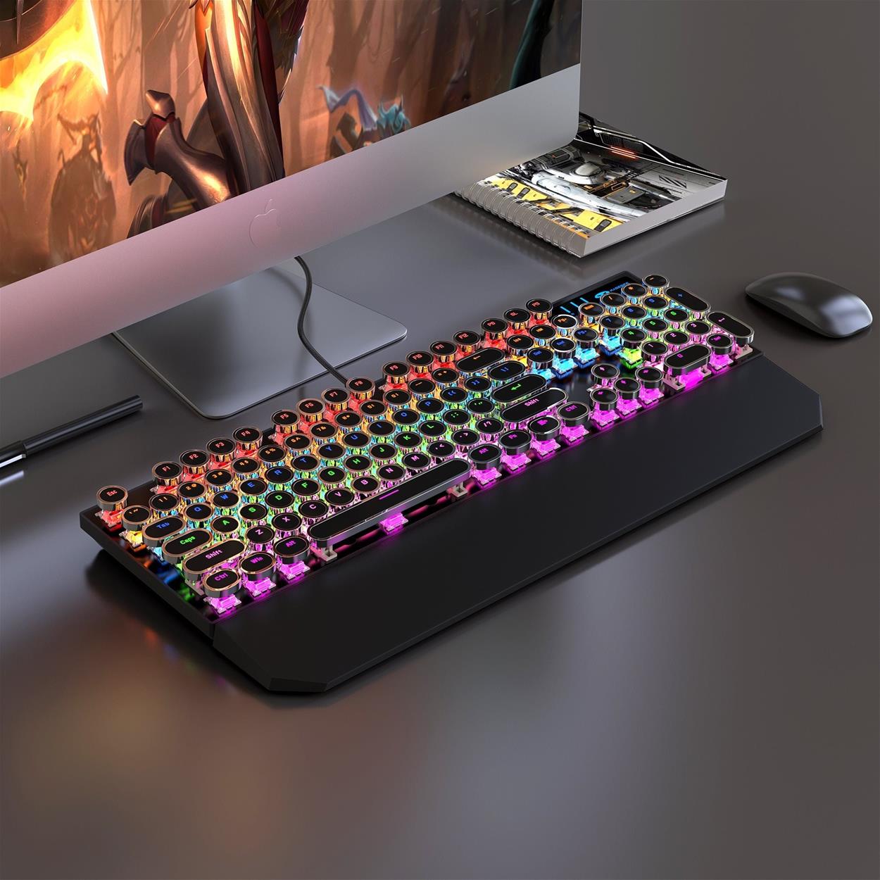 Gaming-Tastatur MageGee MK-STORM-BG Mechanische Tastatur – US