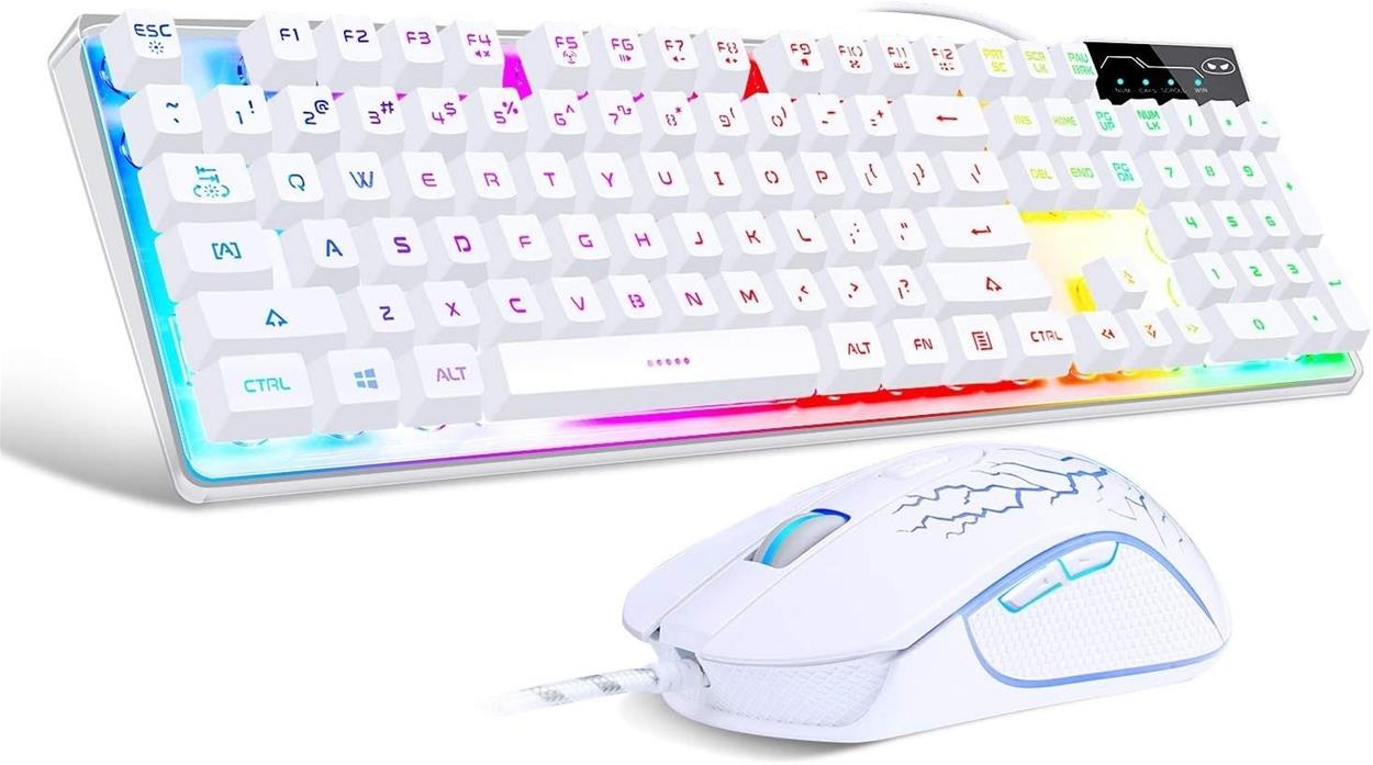 Set klávesnice a myši MageGee K1-W Keyboard&Mouse Combo - US