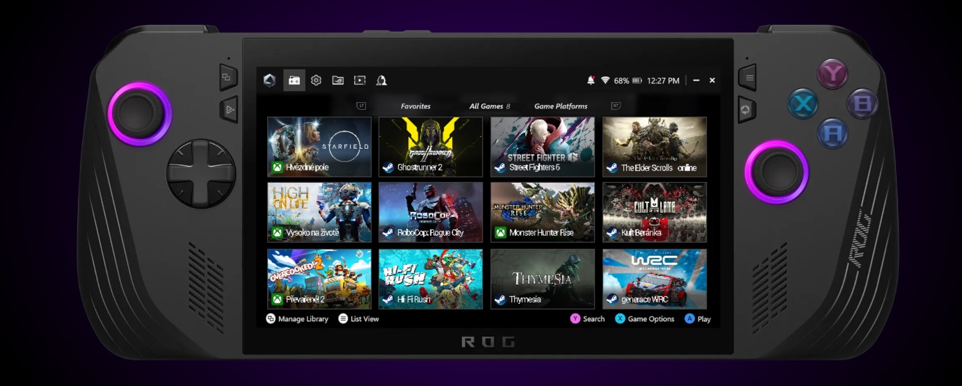 Handheld PC ASUS ROG Ally X
