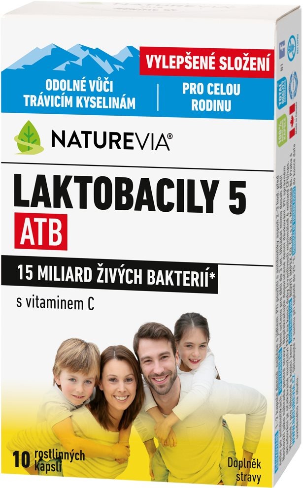 NatureVia® Laktobacily 5 ATB