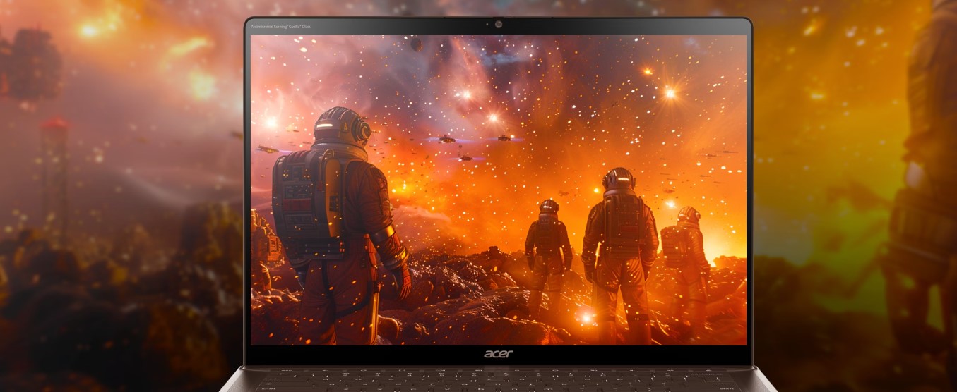 Laptop Acer Chromebook Plus Spin 714 Steel Gray kovový + USI Pen (CP714-1HN-59L1)