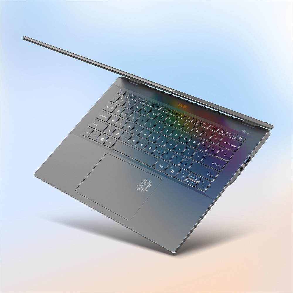 Notebook Acer Swift 14 AI Steel Gray celokovový
