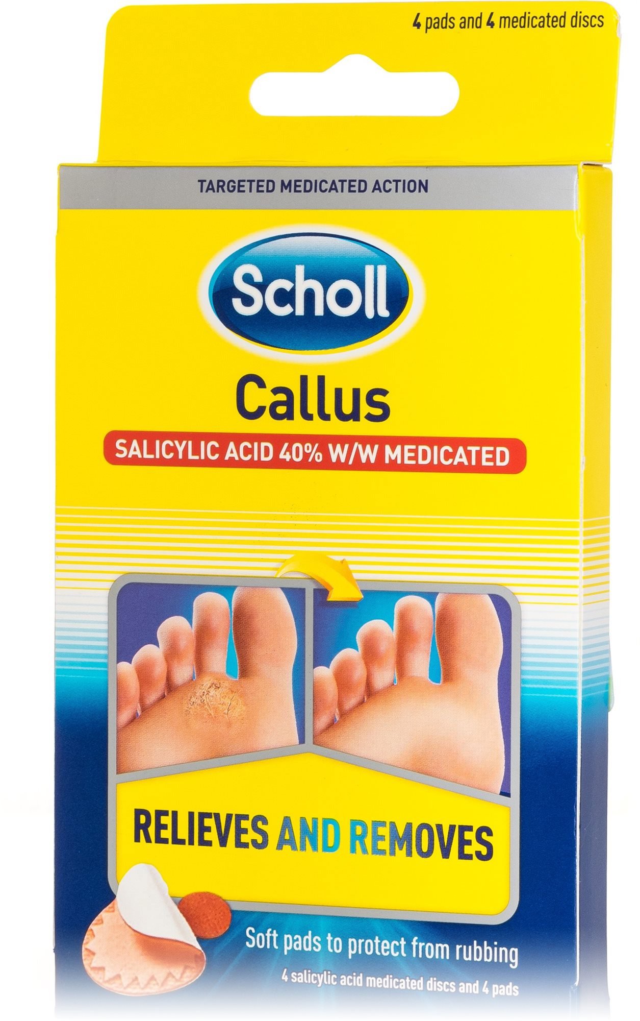 Pedikúra SCHOLL Callus Removal Pads