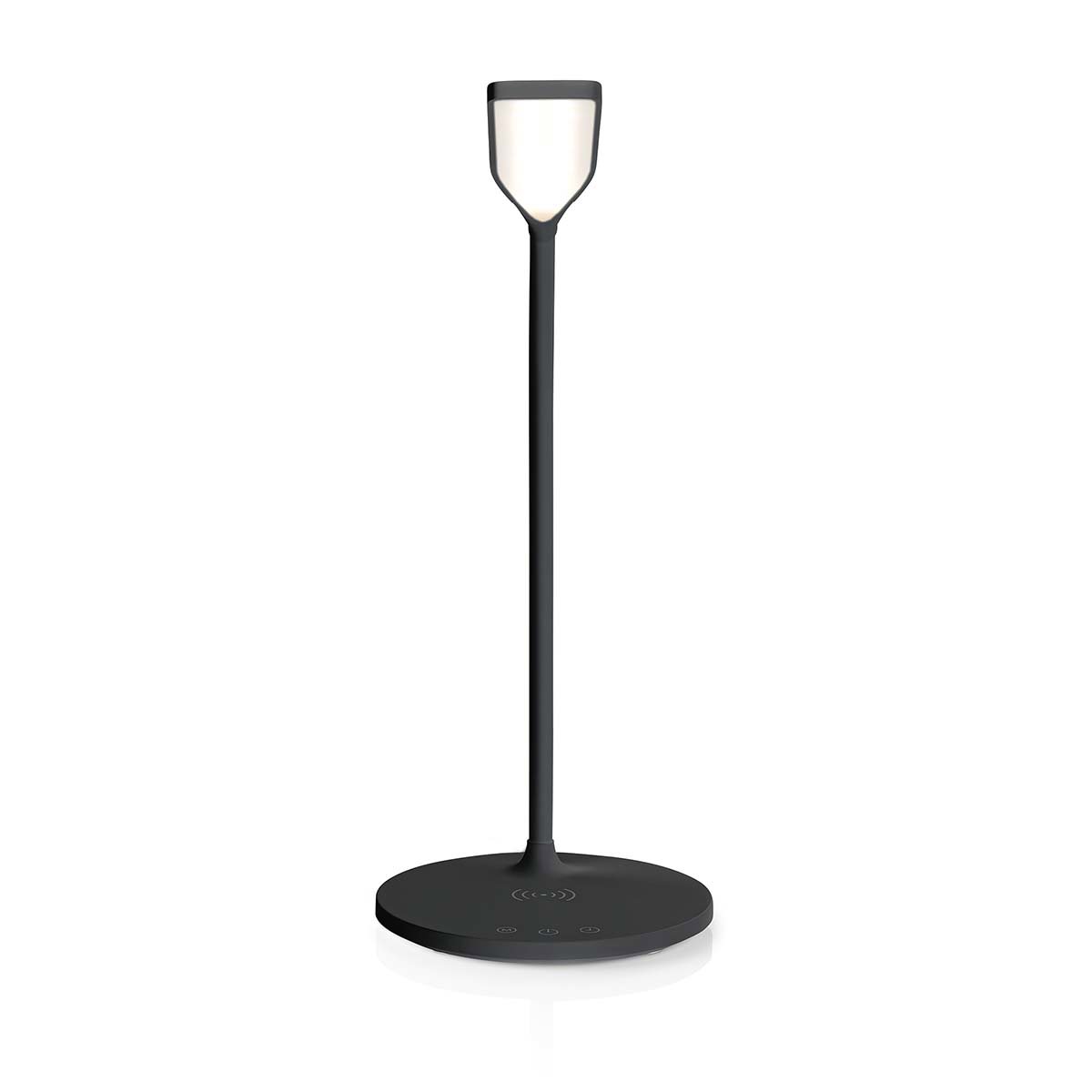 Stolní lampa Nedis LTLGQ4M2BK 15 W s Qi, černá