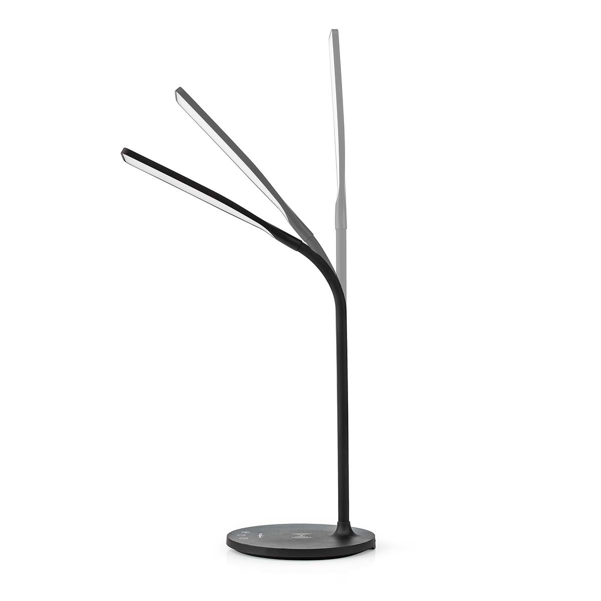 Stolní lampa Nedis LTLGQ4M2BK 15 W s Qi, černá
